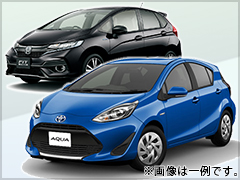 アクア、フィットハイブリッド他 同等クラス 車種指定は出来ません。